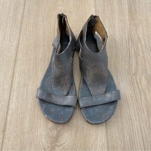 Bed Stu SOTO Sandal grey distressed leather open toe